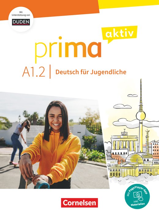 Підручник "Prima aktiv A1/2 Kursbuch inkl. PagePlayer...