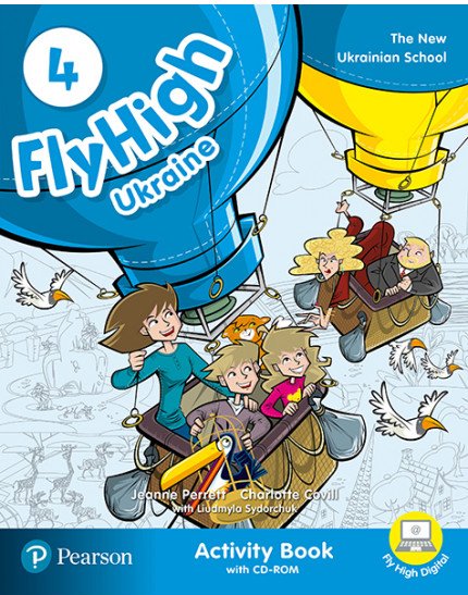Робочий зошит "Fly High 4 Ukraine Activity Book with...