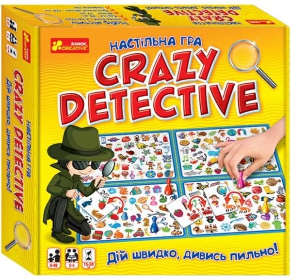 Настільна гра "Настільна гра. Crazy detective"
