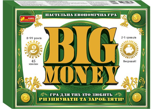 Настільна гра "Настільна економічна гра. Big Money"