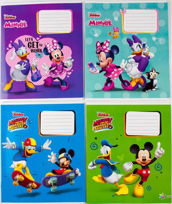 Комплект зошитів скоа 18 арк., лінія, Mickey Mouse...