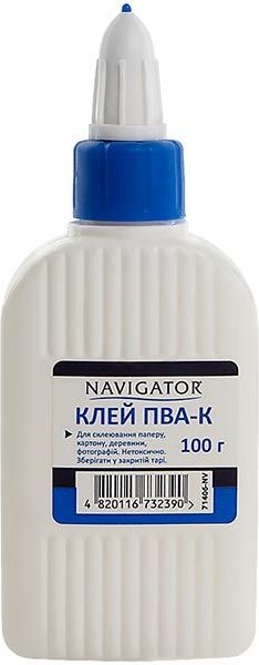 Клей ПВА 100 мл супер ковпачок