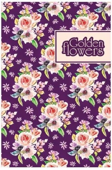Блокнот TM Profiplan "Golden Flowers" purple, A5