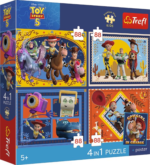 Пазл Trefl Toy Story 5 Час іграшок 4 в 1