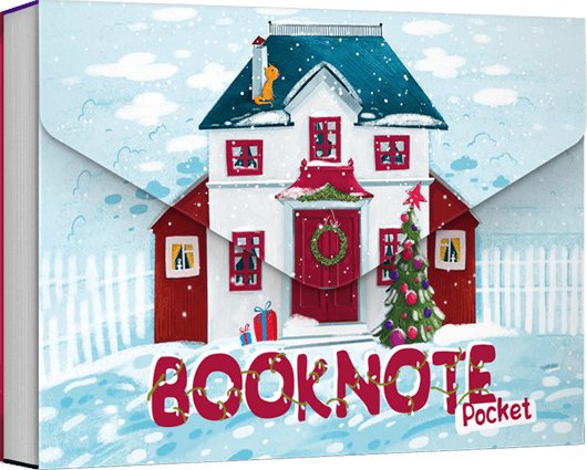 Блокнот "Різдвяний" кишеньковий, серія "Booknote Pocket"