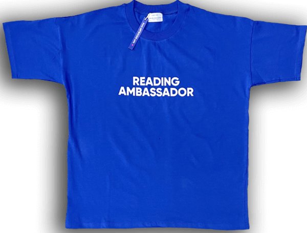 Футболка READING AMBASSADOR (синя)