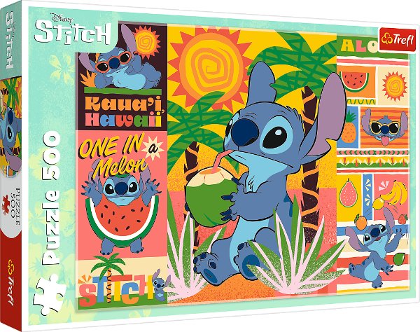 Пазл Trefl Lilo and Stitch Канікули зі Стічем 500 елементів