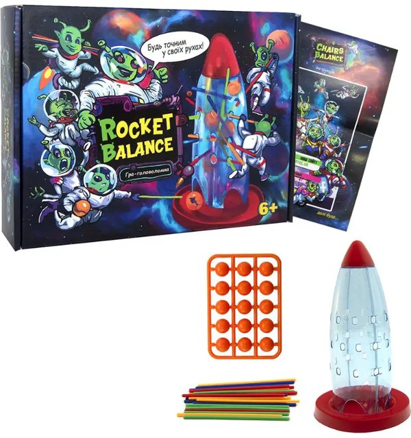 Настільна гра 30407 (укр) "Rocket Balance", в кор-ці...