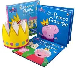 Princess Peppa Pig: x2 HB Slipcase with Crown