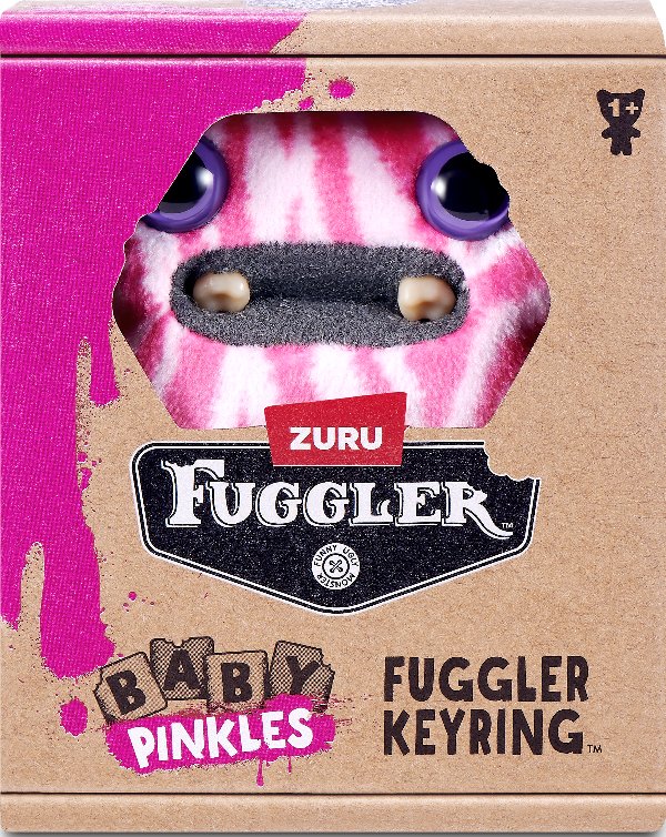М'яка іграшка-брелок Fuggler Бебі Смугляшко