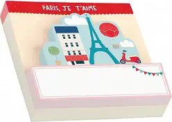 Shaped Memo Pads: Paris