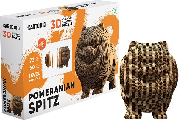 Картонний конструктор "Cartonic 3D Puzzle Pomeranian...