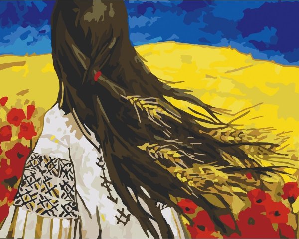 Набір для розпису "Сильна! Вільна! Незалежна!" 40*50...