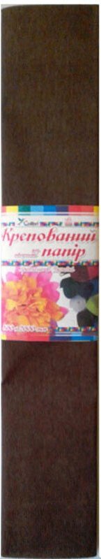 Папір крепований темно-коричневийм №9, 500мм*2000мм