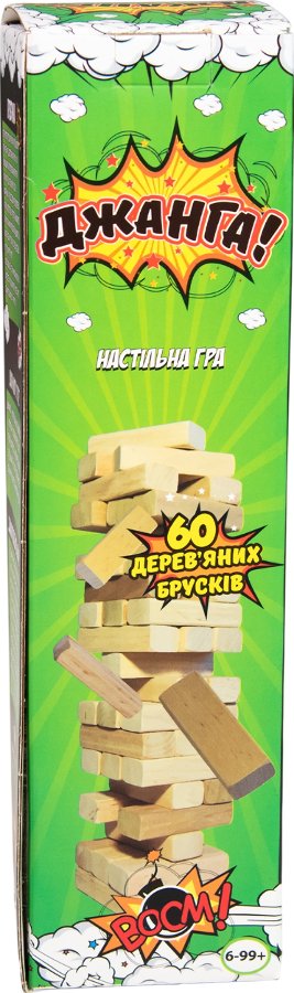 Розважальна гра "Дженга 60 брусків"