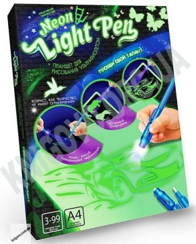 Набір для малювання ультрафіолетом Neon Light Pen Код...