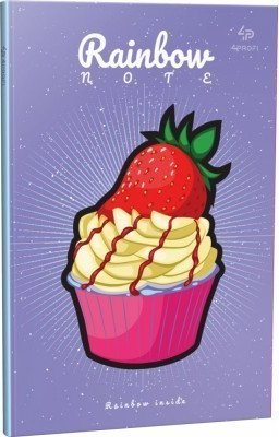 Блокнот TM Profiplan "Artbook Rainbow " Cake", violet,...