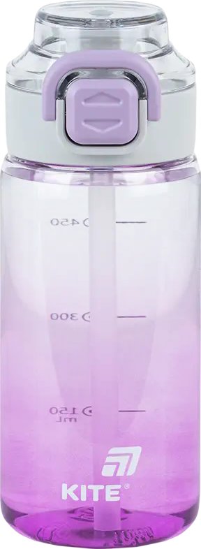 Пляшечка для води 600 мл, фіолетова