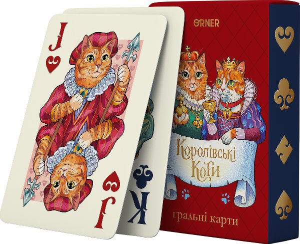 Карти для гри "Королівські коти"