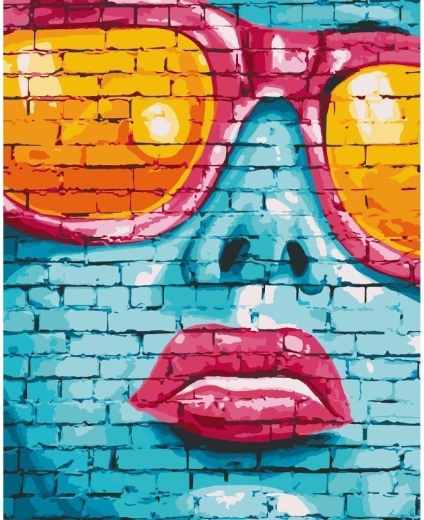 Набір для розпису "Street art girl" 40*50 см