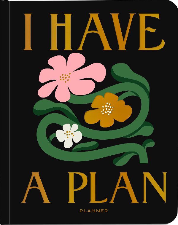 Блокнот для планування "I HAVE A PLAN" квіткова абстракція