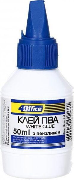 Клей ПВА 50 гр з пензликом 4-417