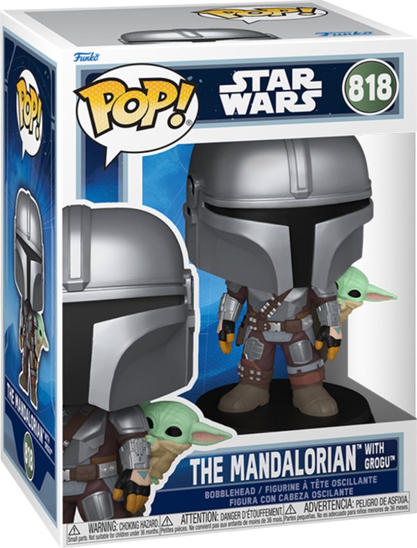 Фігурка Funko Pop Star wars Мандалорець з Ґроґу на...