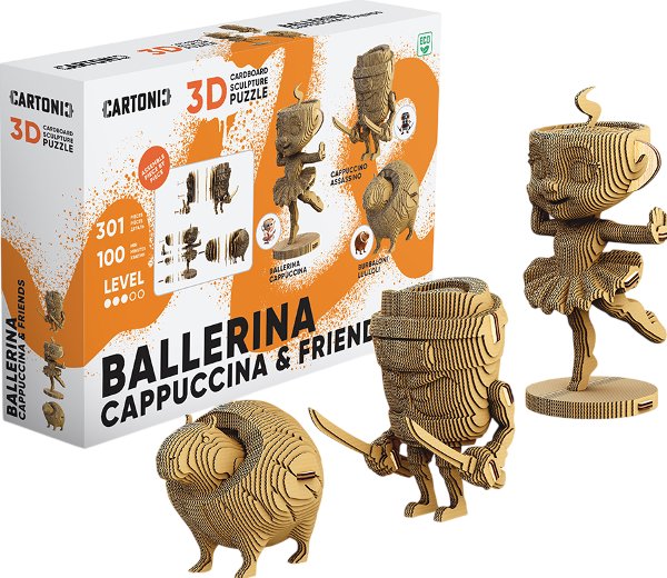 Картонний конструктор "Cartonic 3D Puzzle BALLERINA...
