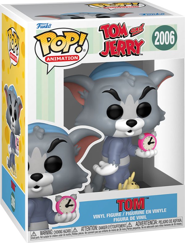 Фiгурка Funko Pop Tom and Jerry S4 Том з будильником
