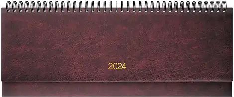 Планінг 2024 Miradur з/т вист.пiдкл. бордовий