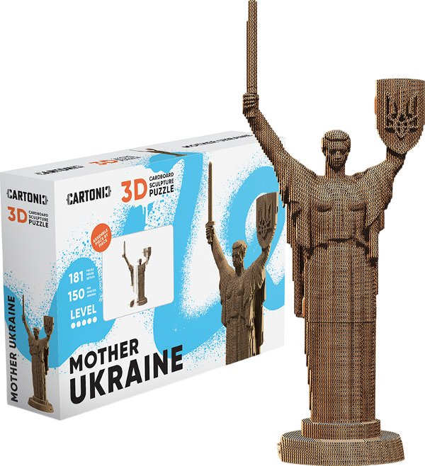 Картонний конструктор "Cartonic 3D Puzzle MOTHER UKRAINE"