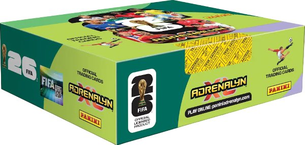 Коробочка з 24-ма пакетиками карток Panini Adrenalyn...