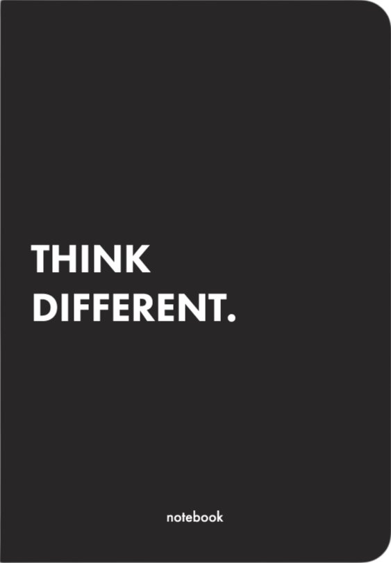 Блокнот "Think Different" чорний