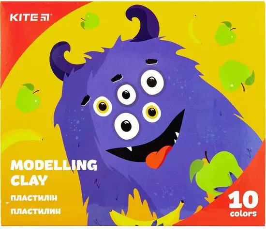 Пластилін восковий, 10 кольорів, 200 г. Jolliers