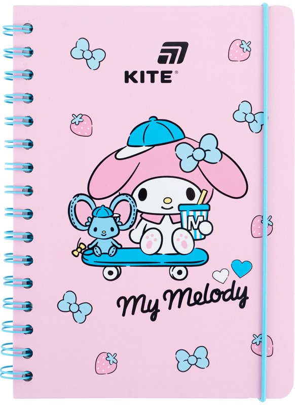 Блокнот на спіралі Kite My Melody (A5, 80 аркушів)