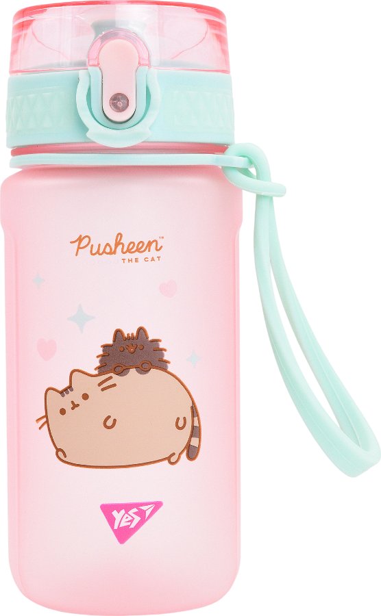 Пляшка для води YES Pusheen 500 мл, рожева