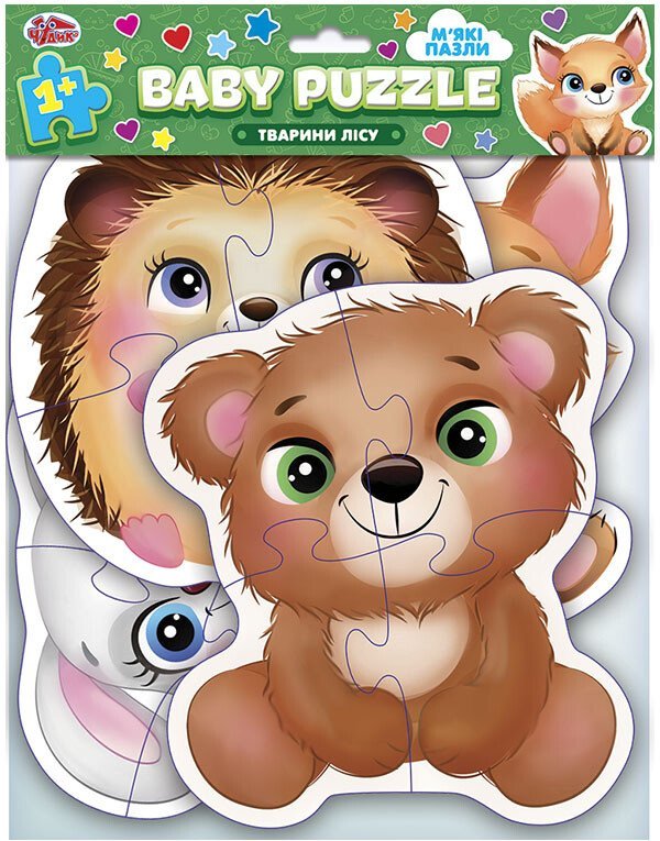 BABY PUZZLE. Тварини лісу