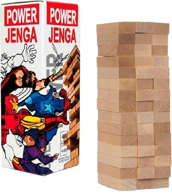 Настільна гра "Power Jenga 48 брусків"