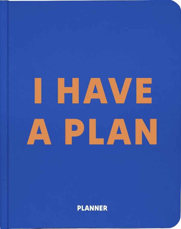 Блокнот для планування "I HAVE A PLAN" синій
