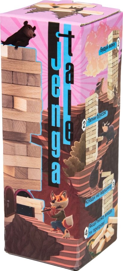 Настільна гра "Jenga Tale 48 брусків"