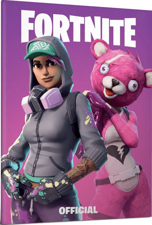 FORTNITE Official. Блокнот рожевий у клітинку
