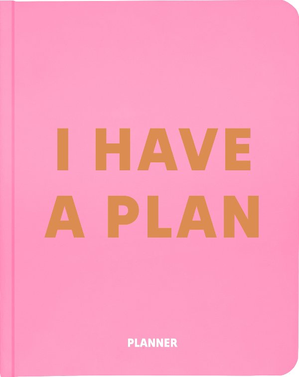 Блокнот для планування "I HAVE A PLAN" рожевий