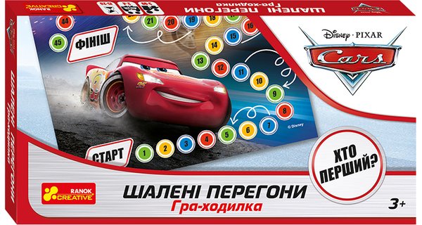 Книга Тачки. Шалені перегони. Настільна гра