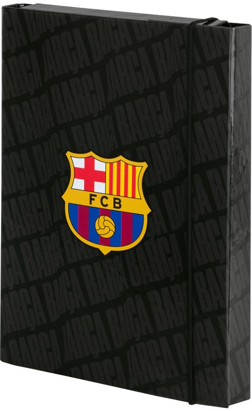 Папка для зошитів на гумці Kite FC Barcelona