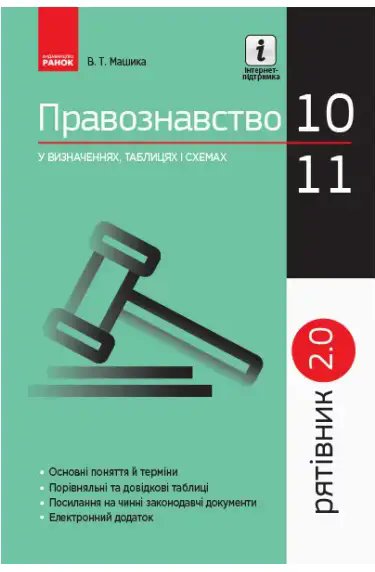 СП Правознавство у визн.табл.і схем. 10-11 кл