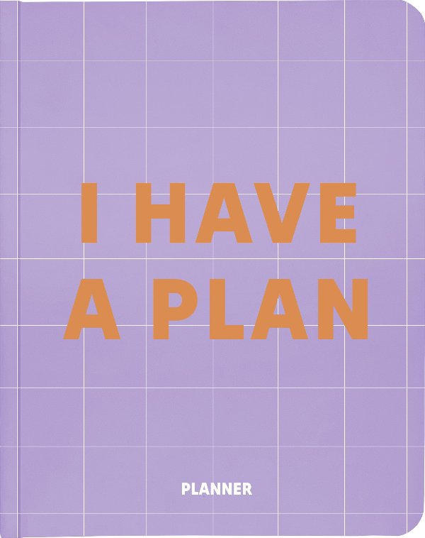 Блокнот для планування "I HAVE A PLAN" бузковий
