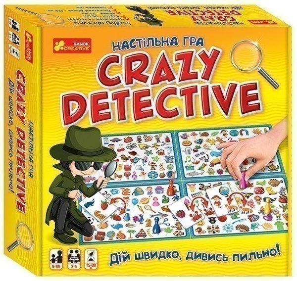 Настільна гра. Crazy detective