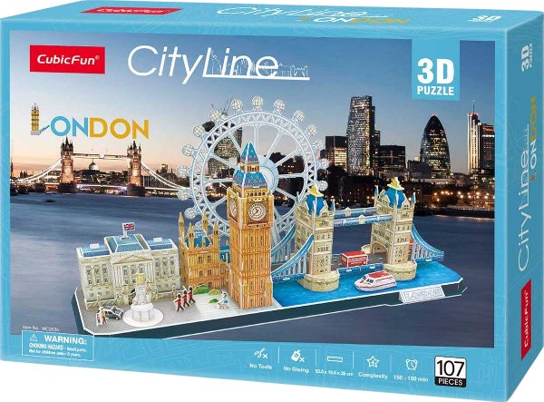 Конструктор 3D CubicFun CityLine London