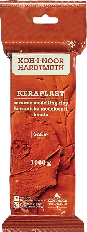 Пластилін Keraplast 1000г., теракотовий