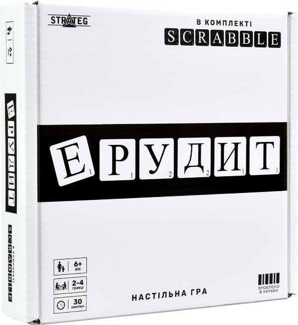Настільна гра "Ерудит чорно-білий"
